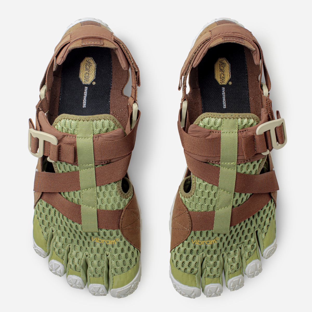 Breezandal Men's Olive Green / Brown / Ivory 5 Breezandal Men's Olive Green / Brown / Ivory