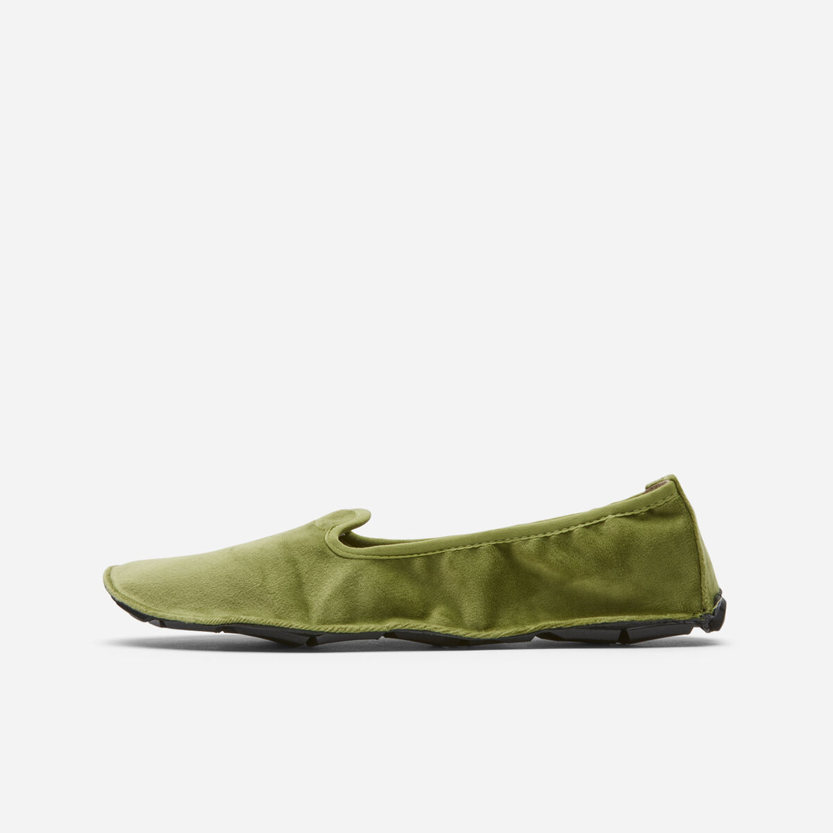 One Quarter Velvet Green / Black