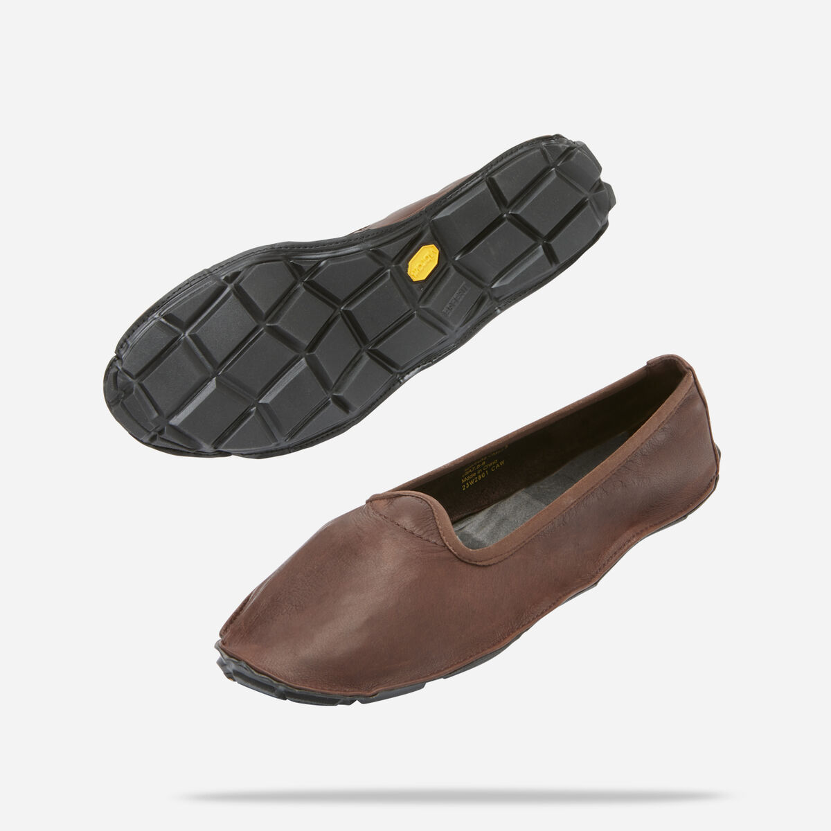 One Quarter Leather Women Brown / Black
